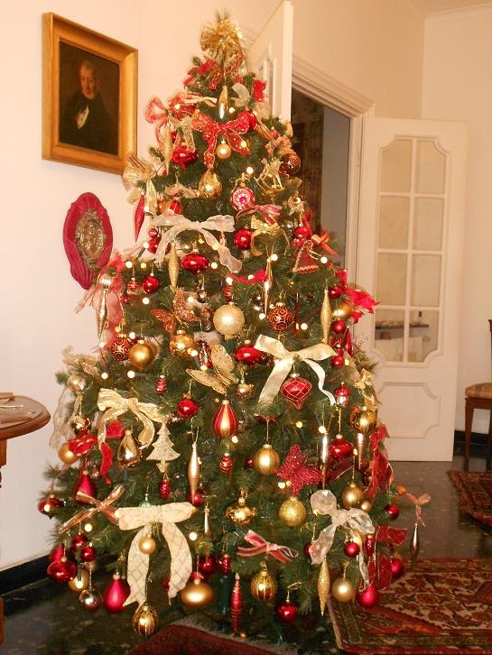 Albero Di Natale Rosso Oro E Verde.Oh Glorious Dear Miss Fletcher
